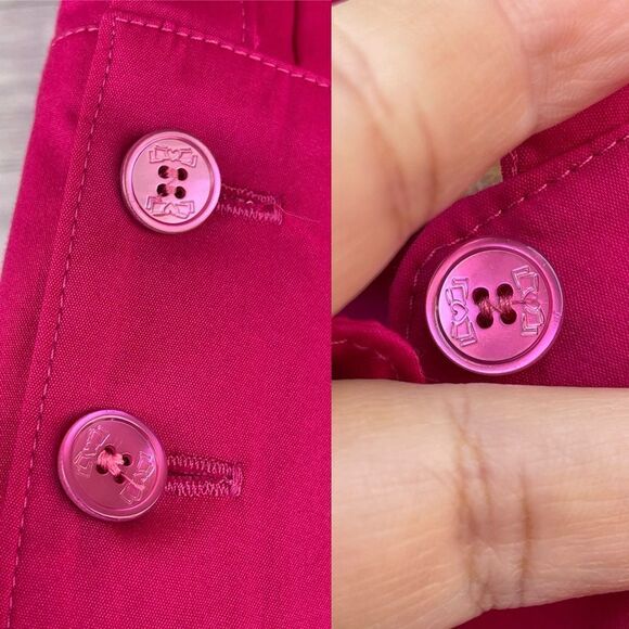 Maison common hot pink shirt wrap dress size 38/6 - Picture 16 of 17